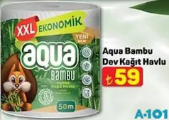 AQUA BAMBU DEV KAĞIT HAVLU AQUA BAMBU DEV KAĞIT HAVLU
